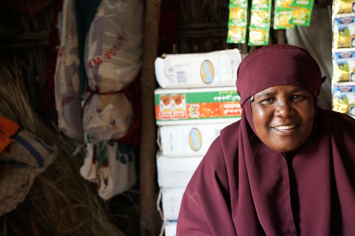 Sahra in her shop